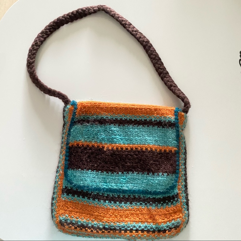 My Stylish Vintage Missoni knitted messenger bag